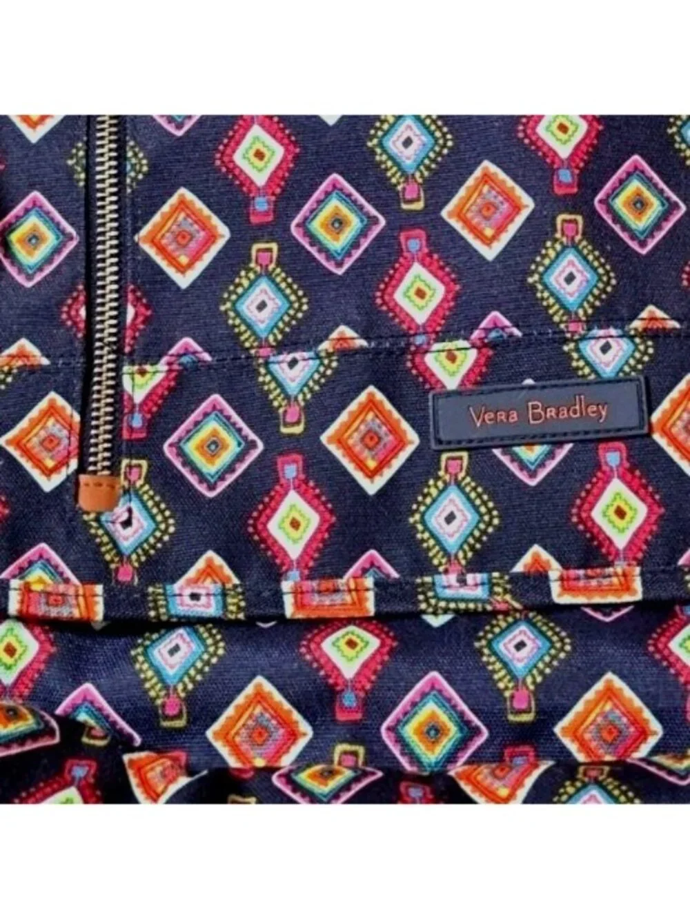 NWT Vera Bradley Lighten Up Laptop Messenger Bag Mini Medallions Crossbody